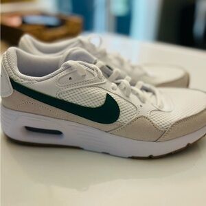 NIKE Air Max SC Sneakers Runners Trainers White Green